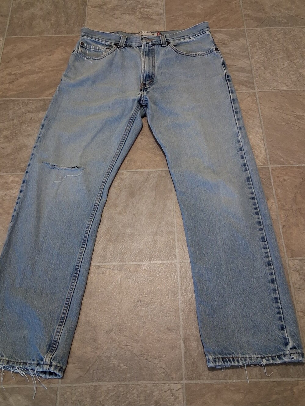 Vintage Y2K Levis 505 Jeans Mens 32x30 (Fits 32x28) Distressed Skater Grunge